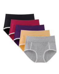 Women's Breathable Cotton High Waist Soft Panties