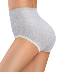 Women's Breathable Cotton High Waist Soft Panties