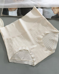 Pure Cotton Antibacterial Crotch Seamless High Elastic Belly-Controlling Cotton Underwear