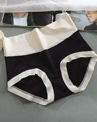 Pure Cotton Antibacterial Crotch Seamless High Elastic Belly-Controlling Cotton Underwear
