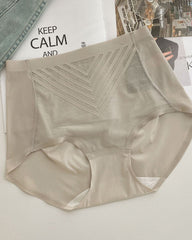 Cool Ice Silk Quick-Drying Tummy Lifting Seamless Breathable Underwear