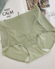 Cool Ice Silk Quick-Drying Tummy Lifting Seamless Breathable Underwear