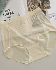 Cool Ice Silk Quick-Drying Tummy Lifting Seamless Breathable Underwear
