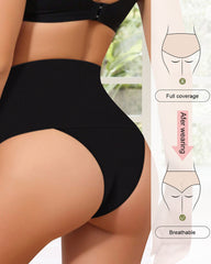 Women's High Waist Breathable Cross Color Comfortable Underwear