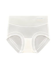 Women's High Waist Ice Silk Pure Cotton Antibacterial Crotch Seamless Underwear