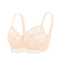 Sunflower Lace Unlined Unpadded Large Size Full Cup Underwire Bra
