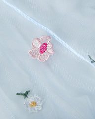 Sexy See-Through 3D Flower Lace Mesh Suspender Dress