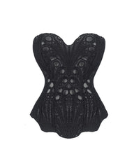 Ladies Elegant Lace Back Tie-up Tube Top Tummy Shaper Top