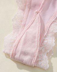 Women's Sexy Comfortable High Elastic Pure Cotton Crotch Lace Breathable Panties