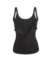 Women's Adjustable Patterned Straps Button Zipper Waist and Abdomen Shaper