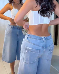 Sexy Fishbone Adjustable Shoulder Strap Tube Top Mesh Irregular Top