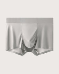 Men's Ice Silk Mulberry Silk Antibacterial Boxer Briefs