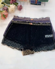 Multipack Women's Heart Lace Flower Decoration High Elastic Underwear