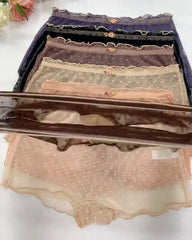 Multipack Women's Heart Lace Flower Decoration High Elastic Underwear