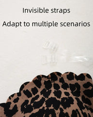 Women's Seamless Strapless Front Buckle Comfort Push Up Bra