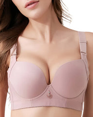 Breathable Plus Size No Steel Ring Push Up Bra