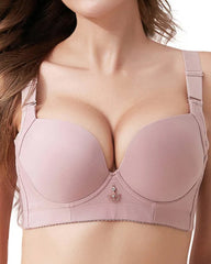 Breathable Plus Size No Steel Ring Push Up Bra