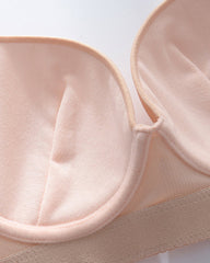 Breathable Plus Size No Steel Ring Push Up Bra