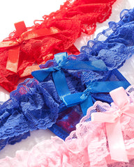 Lace Crotchless Massage Pearl Sexy Thong