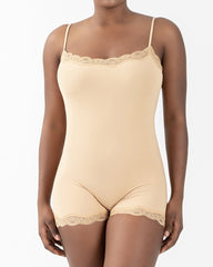 Women's Spaghetti Strap Lace Seamless Sexy Jumpsuit