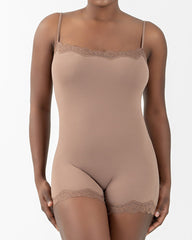 Women's Spaghetti Strap Lace Seamless Sexy Jumpsuit