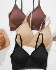 Seamless Sexy Lace Splicing Beautiful Back Underwear Set