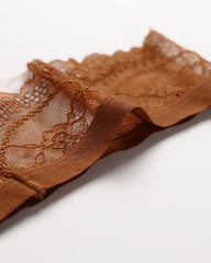 Sexy Lace Colorblock Seamless Thong