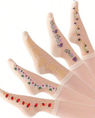 5-pack Women's Floral Jacquard Socks