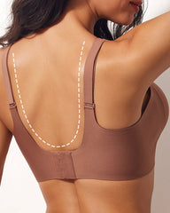 Women's Wire-Free Seamless Push-Up Comfortable Plus Size Bra