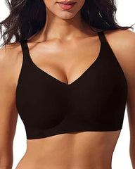 Women's Wire-Free Seamless Push-Up Comfortable Plus Size Bra