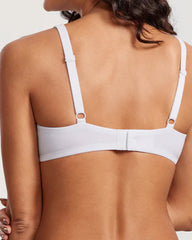 Women's Plus Size Soft Wire-Free Half Cup Bra