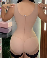 Women's Double Layer Strong Tummy Control Thong Body Shaper