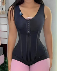 Women's Double Layer Strong Tummy Control Thong Body Shaper