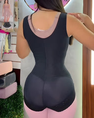 Women's Double Layer Strong Tummy Control Thong Body Shaper