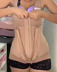 Women's Double Layer Strong Tummy Control Thong Body Shaper