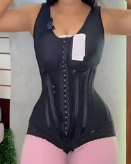 Women's Double Layer Strong Tummy Control Thong Body Shaper