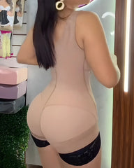 Women's Double Layer Strong Tummy Control Thong Body Shaper