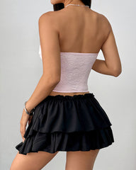 Sexy Lace Button Tube Top