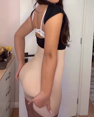 High-waisted Tummy-controlling Seamless Hip-lifting Body Shaping Shorts