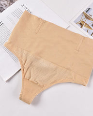 High-waisted Seamless Elastic Waist Shaping Panties
