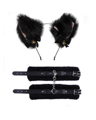 Sexy Bell Collar Tail Jewelry Maid Costume Headdress Neck Accessory Props Set