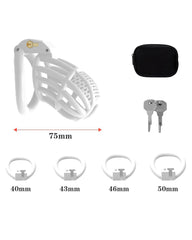 Honeycomb Chastity Lock Birdcage for Men