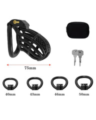 Honeycomb Chastity Lock Birdcage for Men