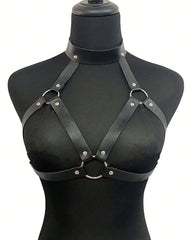 Sexy Leather Strap Bra Accessories