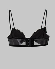 Silver Rhinestone Sexy Mesh Backless Camisole Bra