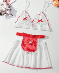 Sexy Nurse Uniform Two-piece Suit
