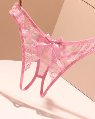 Sexy Lace Crotchless Stretch Thong