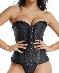 Women's Halloween Body Shaping Tummy Control Back Tie Tube Top