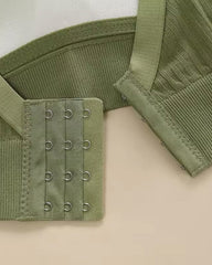 Casual Comfort Lace Wrap Bra Set