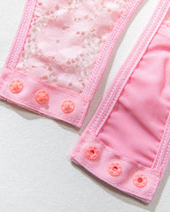 Sexy Lace See-Through Body-Shaping Hollow Bodysuit